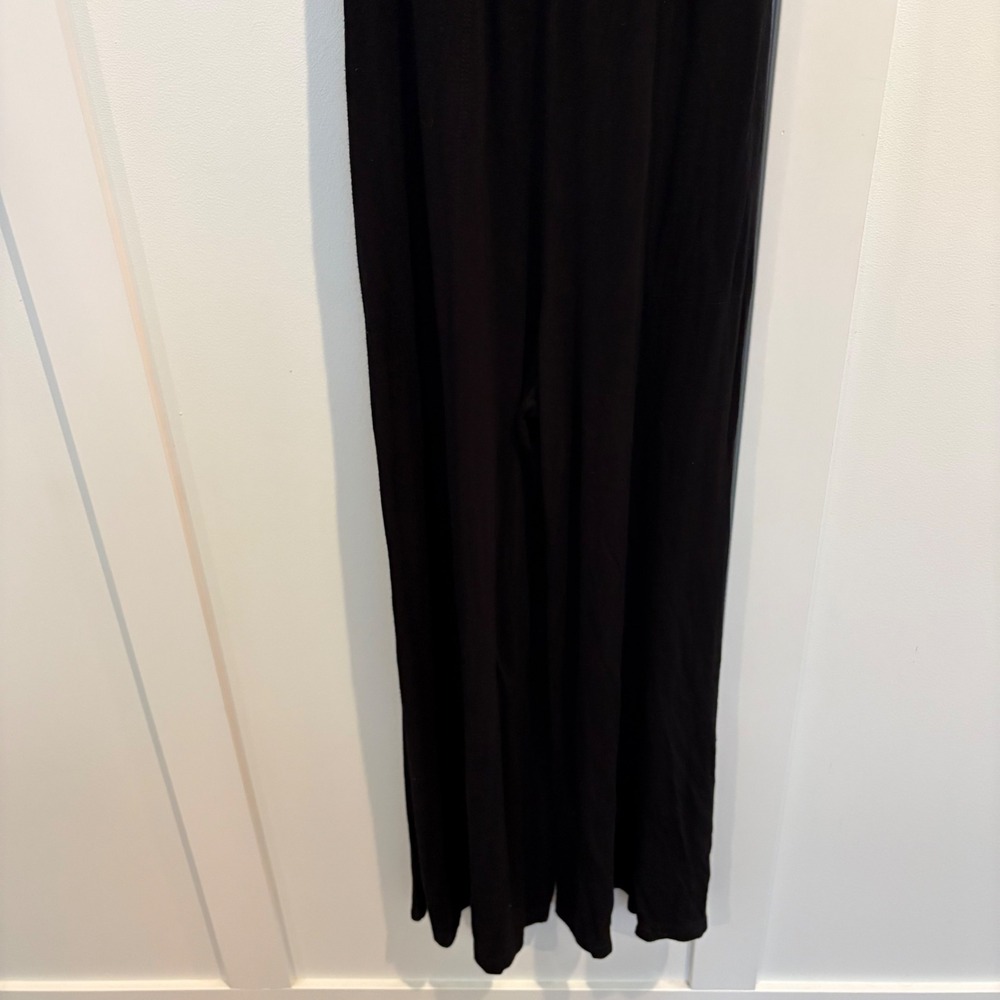 Free People FP Beach Kenna Black Off Shoulder Palazzo Jumpsuit Medium Resort - Picture 5 of 14
